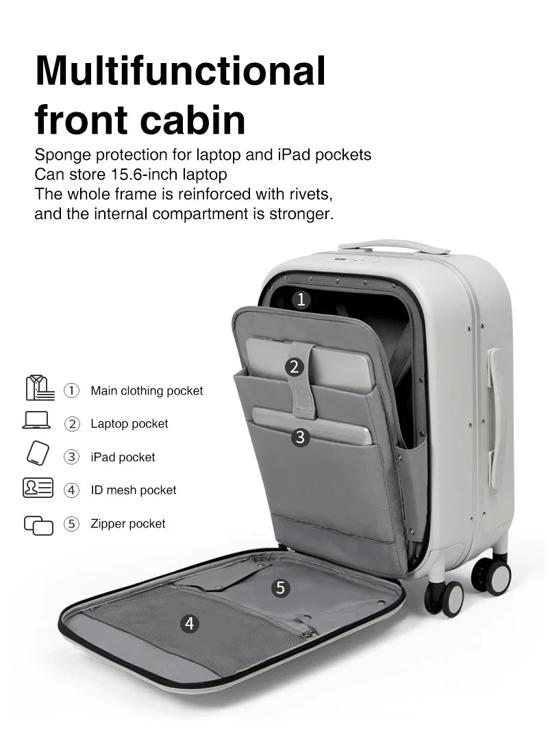 Mixi Patent Design Aluminum Frame Suitcase Carry On Rolling Luggage Beautiful Boarding Cabin 18 20 24 Inch M9260