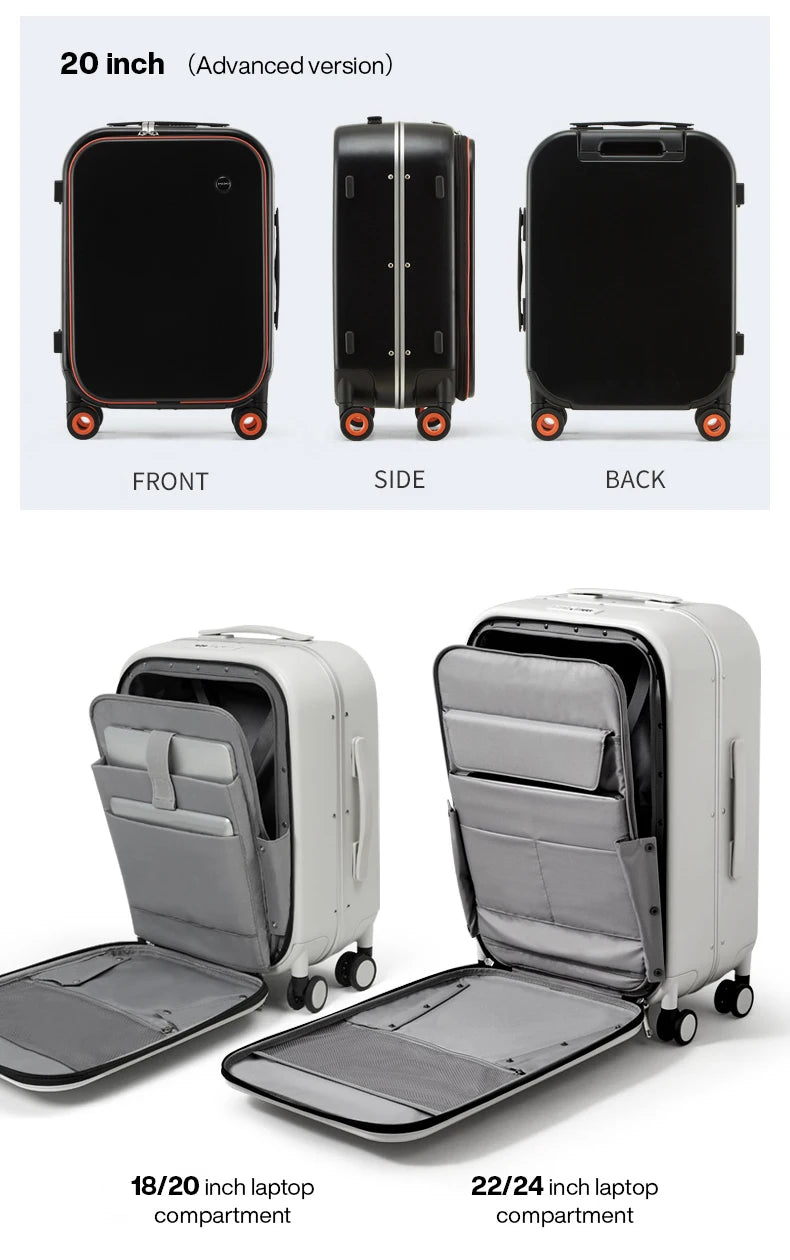 Mixi Patent Design Aluminum Frame Suitcase Carry On Rolling Luggage Beautiful Boarding Cabin 18 20 24 Inch M9260