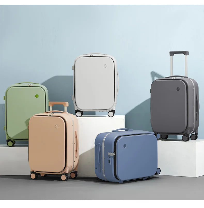Mixi Patent Design Aluminum Frame Suitcase Carry On Rolling Luggage Beautiful Boarding Cabin 18 20 24 Inch M9260